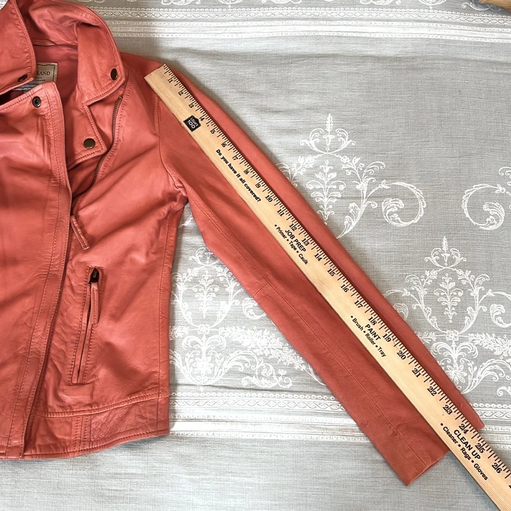 LUCKY BRAND Leather Moto Jacket - Picture 16 of 16